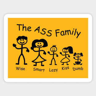 The ASS Family Sticker